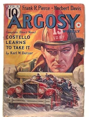 Imagen del vendedor de Argosy Weekly for April 8, 1939 // The Photos in this listing are of the magazine that is offered for sale a la venta por biblioboy