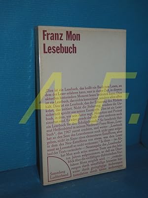 Immagine del venditore per Lesebuch (Sammlung Luchterhand 57) venduto da Antiquarische Fundgrube e.U.