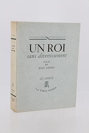 Image du vendeur pour Un roi sans divertissement mis en vente par Librairie Le Feu Follet