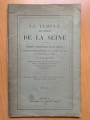 Le Temple des Sources de la Seine - Quelques considérations sur les origines à propos du monument...