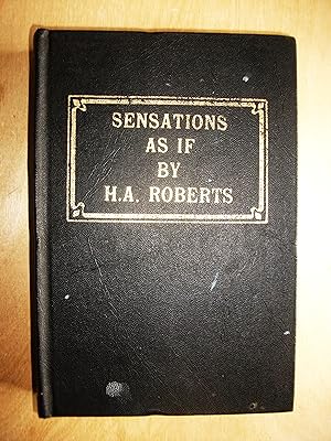 Seller image for Sensations a if -" : a repertory of subjective symptoms for sale by RightWayUp Books
