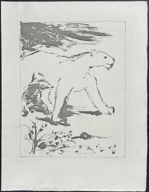 Seller image for Le Lion (The Lion) for sale by Trillium Antique Prints & Rare Books
