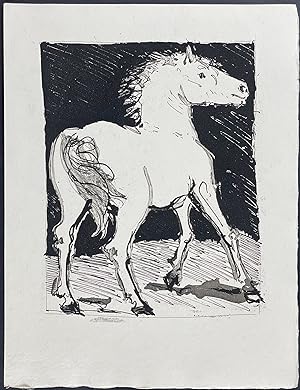 Bild des Verkufers fr Le Cheval (The Horse) zum Verkauf von Trillium Antique Prints & Rare Books