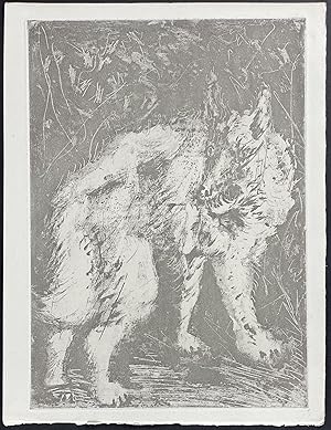 Seller image for Le Loup (The Wolf) for sale by Trillium Antique Prints & Rare Books