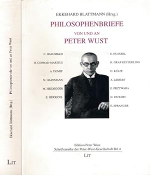 Image du vendeur pour Philosophenbriefe von und an Peter Wust. mis en vente par Antiquariaat Fenix