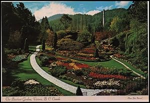 Seller image for scenic postcard: The Butchart Garden, Victoria, B.C., Canada [Sunken Garden} for sale by Mobyville