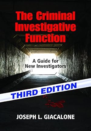 Immagine del venditore per The Criminal Investigative Function - 3rd Ed venduto da ZBK Books