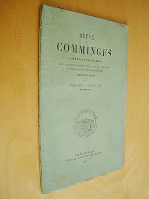 Revue de Comminges tome XIX année 1904 2e trimestre