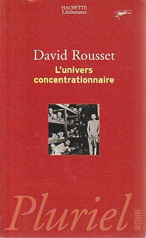 Imagen del vendedor de L'univers concentrationnaire, a la venta por L'Odeur du Book