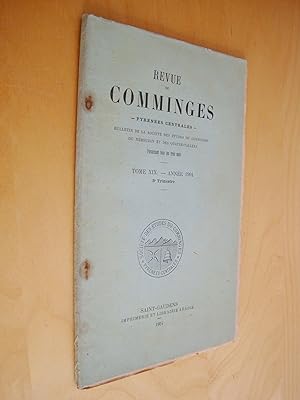 Revue de Comminges tome XIX année 1904 3e trimestre