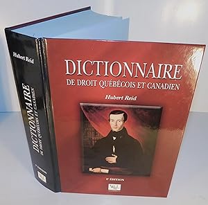 DICTIONNAIRE DE DROIT QUÉBÉCOIS ET CANADIEN (2e édition) (avec table des abréviations et lexique ...