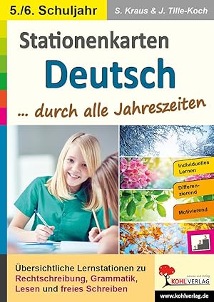 Immagine del venditore per Stationenlernen Deutsch . durch alle Jahreszeiten / Klasse 5-6 venduto da moluna