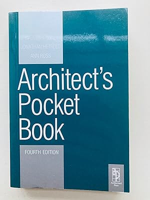 Seller image for Architect's Pocket Book 4E (Routledge Pocket Books) for sale by Cherubz Books