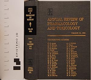 Annual Review of Pharmacology and Toxicology: 1993 (Annual Review of Pharmacology & Toxicology)