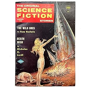 Seller image for The Original Science Fiction Stories (Volume 8, Number 4) January 1958: Novelettes include The Wild Ones, The Better Egg, and Death Wish. Short Stories Prime Commandment, and Dangerous Weapon for sale by Memento Mori Fine and Rare Books