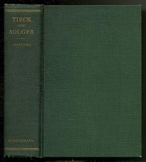 Bild des Verkufers fr Tieck and Solger: The Correspondence zum Verkauf von Between the Covers-Rare Books, Inc. ABAA