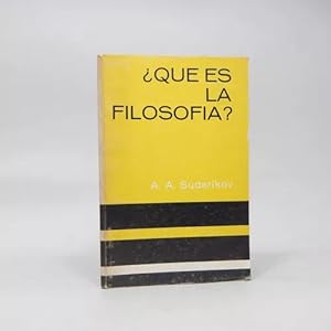Seller image for qu Es La Filosofa? A A Sudarikov Crculos De Estudios Ee5 for sale by Libros librones libritos y librazos