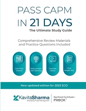 Imagen del vendedor de Pass CAPM in 21 Days - the Ultimate Study Guide (Paperback or Softback) a la venta por BargainBookStores