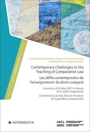 Seller image for Contemporary Challenges to the Teaching of Comparative Law : Ceremony of 16 May 2022 in Honour of 5 Great Comparatists for sale by GreatBookPricesUK