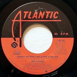 Seller image for Against All Odds (Take A Look At Me Now) / The Search [7" 45 rpm Single] for sale by Kayleighbug Books, IOBA