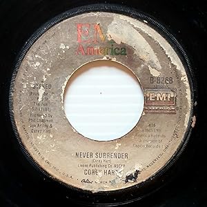 Imagen del vendedor de Never Surrender / Water From The Moon [7" 45 rpm Single] a la venta por Kayleighbug Books, IOBA