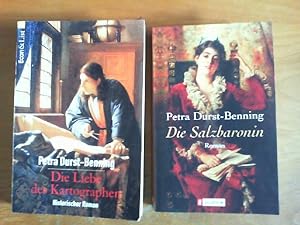 Seller image for 1) Die Liebe des Kartographen. Historischer Roman. 2) Die Salzbaronin. Roman. Zusammen 2 Taschenbcher. for sale by Buch-Galerie Silvia Umla