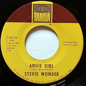 Seller image for For Once In My Life / Angie Girl [7" 45 rpm Single] for sale by Kayleighbug Books, IOBA