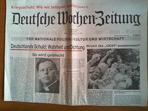 Deutsche Wochenzeitung für nationale Politik, Kultur und Wirtschaft. 32. Jahrgang, Nr. 35, 25. Au...