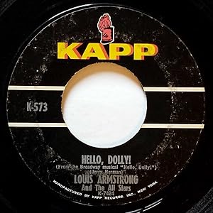 Image du vendeur pour Hello, Dolly / A Lot of Livin' To Do [7" 45 rpm Single] mis en vente par Kayleighbug Books, IOBA