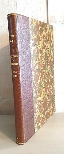 Lettres de jeunesse (1870-1893), Première édition Réhaussée de 21 bois dessinés et gravés par Ch....