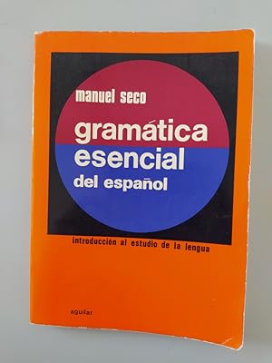 Seller image for Gramtica esencial del espaol. for sale by TraperaDeKlaus