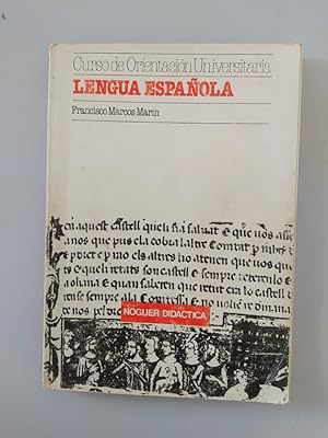 Image du vendeur pour Lengua espaola. Curso de Orientacin Universitaria. mis en vente par TraperaDeKlaus