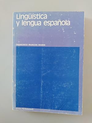 Imagen del vendedor de LINGSTICA Y LENGUA ESPAOLA. INTRODUCCION, HISTORIA Y METODOS. a la venta por TraperaDeKlaus