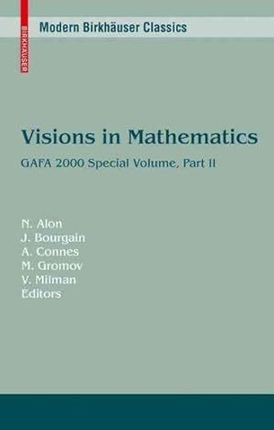 Seller image for Visions in Mathematics : GAFA 2000 Special Volume for sale by GreatBookPrices