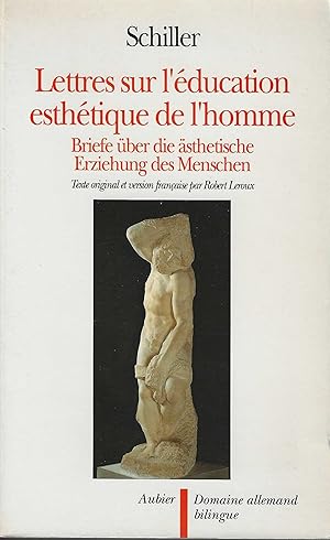 Seller image for Lettres sur l'ducation esthtique de l'homme for sale by Librairie l'Aspidistra