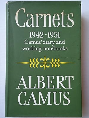 Image du vendeur pour CARNETS 1942-1951 mis en vente par GfB, the Colchester Bookshop