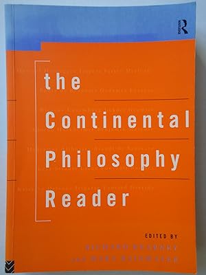 Seller image for THE CONTINENTAL PHILOSOPHY READER for sale by GfB, the Colchester Bookshop