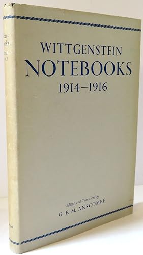 Bild des Verkufers fr Notebooks 1914 - 1916 zum Verkauf von Evolving Lens Bookseller