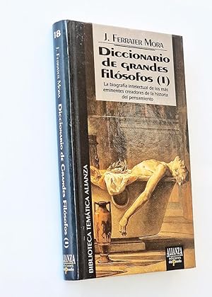 Imagen del vendedor de DICCIONARIO DE GRANDES FILÓSOFOS (I) a la venta por Libros con Vidas