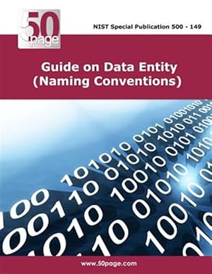 Bild des Verkufers fr Guide on Data Entity : Naming Conventions zum Verkauf von GreatBookPrices