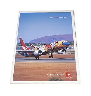 Imagen del vendedor de 2002 Qantas Annual Report a la venta por Rare Aviation Books
