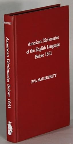 American dictionaries of the English language before 1861
