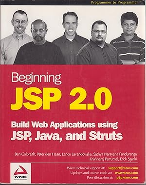 Immagine del venditore per Beginning JSP 2.0: Applications using JSP, JAVA, and Struts venduto da Robinson Street Books, IOBA