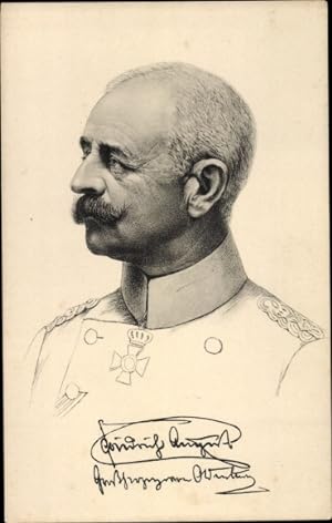 Künstler Ansichtskarte / Postkarte Großherzog Friedrich August von Oldenburg, Portrait - Stengel ...
