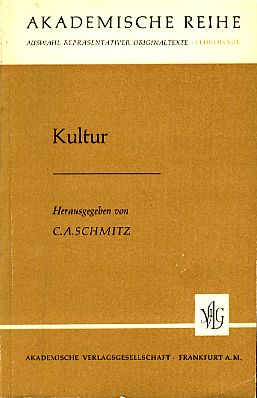 Bild des Verkufers fr Kultur. Akademische Reihe : Ethnologie. zum Verkauf von Fundus-Online GbR Borkert Schwarz Zerfa