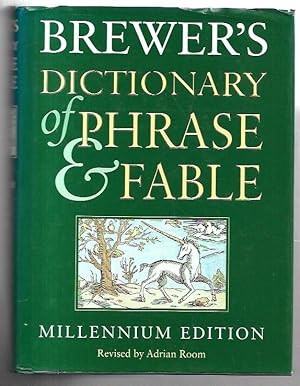 Imagen del vendedor de Brewer's Dictionary of Phrase & Fable. Millennium Edition. a la venta por City Basement Books