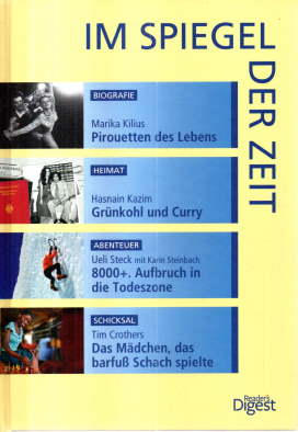 Imagen del vendedor de Biographie: Pirouetten des Lebens. Erinnerungen./ Heimat: Grnkohl und Curry. Die Geschichte einer Einwanderung./ Abenteuer: 8000+. Aufbruch in die Todeszone./ Schicksal: Das Mdchen, das barfu Schach spielte. Aus den Slums von Uganda zur internationalen Schachmeisterin. a la venta por Leonardu