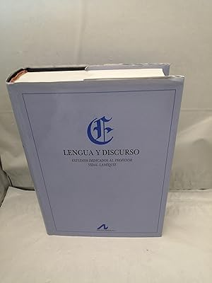 Image du vendeur pour Lengua y discurso. Estudios dedicados al profesor Vidal Lamquiz (Primera edicin, tapa dura) mis en vente par Libros Angulo