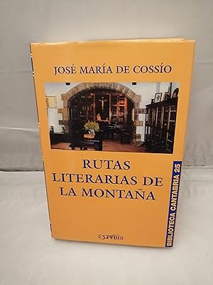 Imagen del vendedor de Rutas literarias de la Montaa (Primera edicin, tapa dura, Col. Biblioteca Cantabria 25) a la venta por Libros Angulo