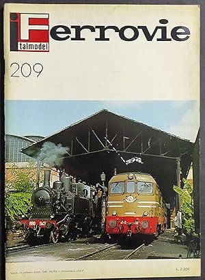 Italmodel Ferrovie n.209 - Novembre 1977 - In Cop. Antico e Moderno in Deposito Locomotive Siena
